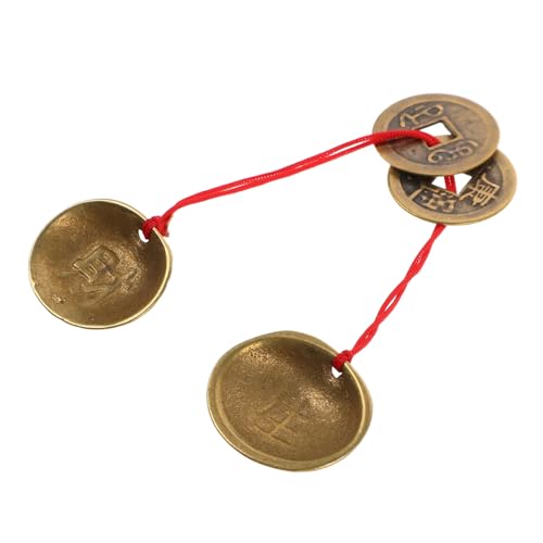 BRIGHTFUFU Wahrsage-Muschel-Spielzeug-Set Traditionelles Chinesisches Feng-Shui- -kvw-Ornamente Aus Metall für Die Feier des Chinesischen Neujahrs von BRIGHTFUFU