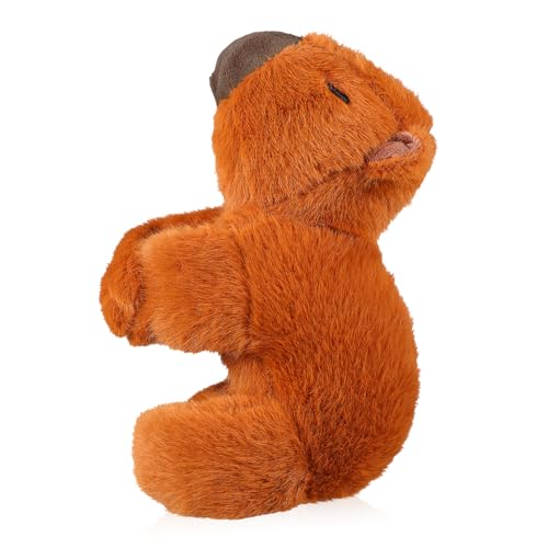 BRIGHTFUFU üsch Capybara Slap Bracelet Niedliches Kuscheltier Mit Slap Bracelet Weiche Umarmung Für Perfektes Party Und Für Tierliebhaber von BRIGHTFUFU