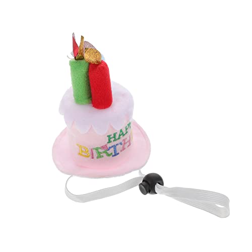 BRIGHTFUFU Kostüm Zubehör Erwachsene Geburtstag Kuchen Hut Plüsch Kerzen Party Favor Foto Prop Unisex Party Hut von BRIGHTFUFU