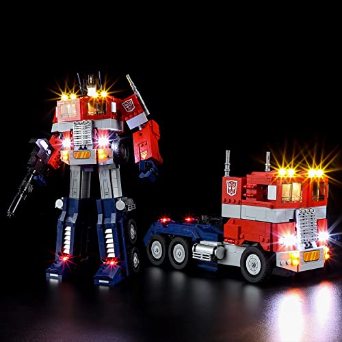 BRIKSMAX 10302 Led Licht für Lego Optimus Prime - Compatible with Lego Creator Expert Bausteinen Modell - Ohne Lego Set von BRIKSMAX