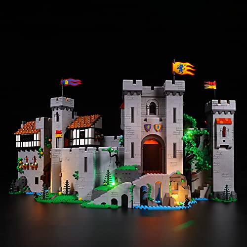 BRIKSMAX 10305 Led Licht für Lego Burg der Löwenritter - Compatible with Lego Icons Bausteinen Modell - Ohne Lego Set von BRIKSMAX