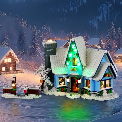 BRIKSMAX 2.0 Led Licht für Lego Besuch des Weihnachtsmanns – Innovative LED-Beleuchtung Compatible mit Lego 10293 – Ohne Lego Set von BRIKSMAX