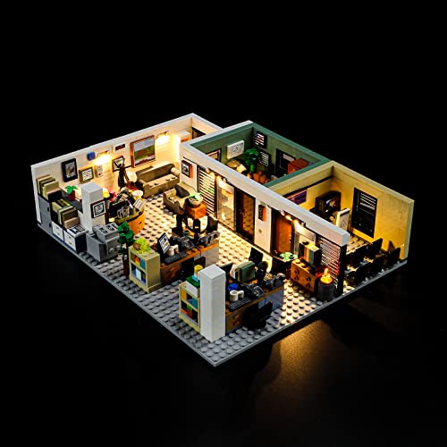 BRIKSMAX 21336 Led Licht für Lego The Office - Compatible with Lego Ideas Bausteinen Modell - Ohne Lego Set von BRIKSMAX