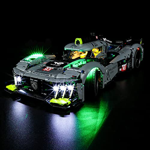 BRIKSMAX 42156 Led Licht für Lego Peugeot 9X8 24H Le Mans Hybrid Hypercar - Compatible with Lego Technic Bausteinen Modell - Ohne Lego Set von BRIKSMAX