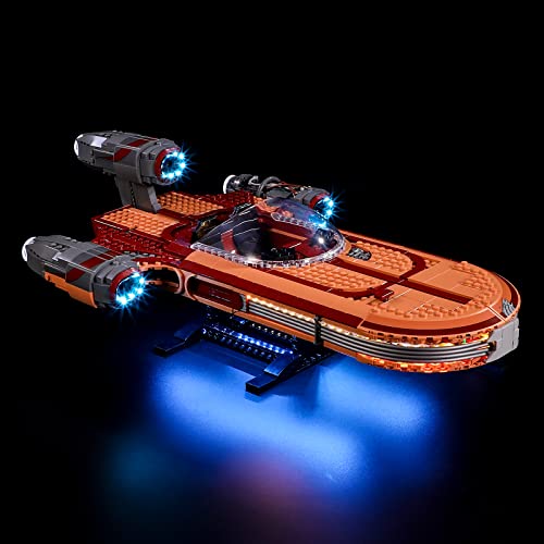 BRIKSMAX 75341 Led Licht für Lego Luke Skywalker’s Landspeeder - Compatible with Lego Star Wars Bausteinen Modell - Ohne Lego Set von BRIKSMAX