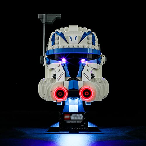 BRIKSMAX 75349 Led Licht für Lego Captain Rex Helm - Compatible with Lego Star Wars Bausteinen Modell - Ohne Lego Set von BRIKSMAX