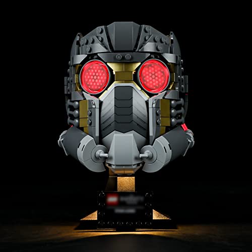 BRIKSMAX 76251 LED-Licht für Star-Lords Helm - Kompatibel mit Marvel Bausteinen Modell - Ohne Lego Set BRIKSMAX 76251 LED-Licht für Star-Lords Helm - Kompatibel mit Marvel Bausteinen Modell - Ohne Lego Set von BRIKSMAX
