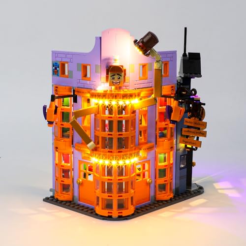 BRIKSMAX 76422 Led Licht für Lego Winkelgasse: Weasleys Zauberhafte Zauberscherze - Compatible with Lego Harry Potter Bausteinen Modell - Ohne Lego Set von BRIKSMAX