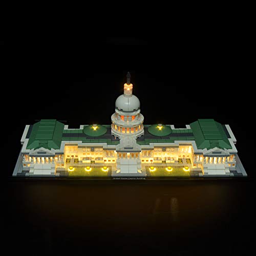 BRIKSMAX Led Beleuchtungsset für Das Kapitol, Kompatibel Mit Lego 21030 Bausteinen Modell - Ohne Lego Set von BRIKSMAX