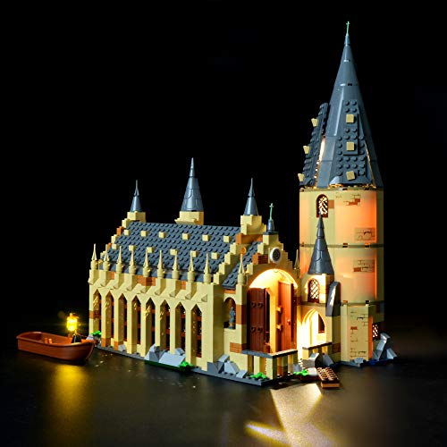 BRIKSMAX Led Beleuchtungsset für Harry Potter–Die große Halle von Hogwarts, Kompatibel Mit Lego 75954 Bausteinen Modell - Ohne Lego Set… von BRIKSMAX