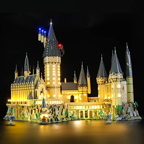 BRIKSMAX Led Beleuchtungsset für Lego Harry Potter Schloss Hogwarts,Kompatibel Mit Lego 71043 Bausteinen Modell - Ohne Lego Set von BRIKSMAX