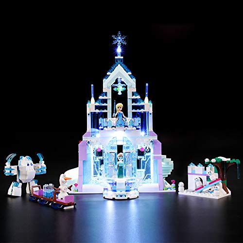 BRIKSMAX Led Beleuchtungsset für Lego Disney Princess Elsas magischer Eispalast,Kompatibel Mit Lego 41148 Bausteinen Modell - Ohne Lego Set von BRIKSMAX