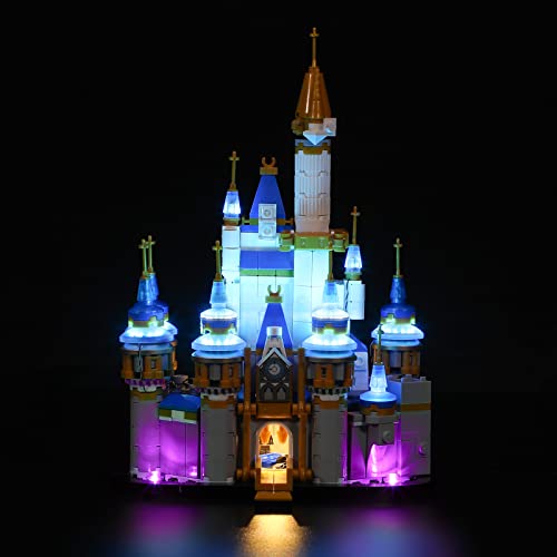 BRIKSMAX Led Beleuchtungsset für Lego Kleines Disney Schloss - Compatible with Lego 40478 Bausteinen Modell - Ohne Lego Set von BRIKSMAX