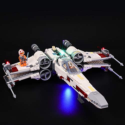 BRIKSMAX Led Beleuchtungsset für Lego Star Wars X-Wing Starfighter, Kompatibel Mit Lego 75218 Bausteinen Modell - Ohne Lego Set BRIKSMAX Led Beleuchtungsset für Lego Star Wars X-Wing Starfighter, Kompatibel Mit Lego 75218 Bausteinen Modell - Ohne Lego Set von BRIKSMAX