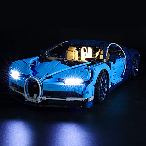 BRIKSMAX Led Beleuchtungsset für Lego Technic Bugatti Chiron, Kompatibel Mit Lego 42083 Bausteinen Modell - Ohne Lego Set von BRIKSMAX