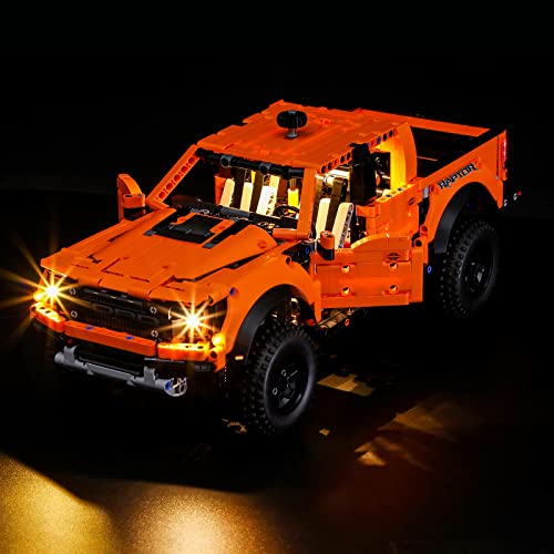 BRIKSMAX Led Beleuchtungsset für Lego Technic Ford F-150 Raptor - Compatible with Lego 42126 Bausteinen Modell - Ohne Lego Set von BRIKSMAX