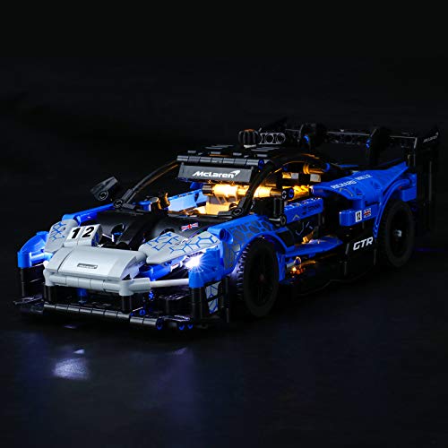 BRIKSMAX Led Beleuchtungsset für Lego Technic McLaren Senna GTR - Compatible with Lego 42123 Bausteinen Modell - Ohne Lego Set von BRIKSMAX