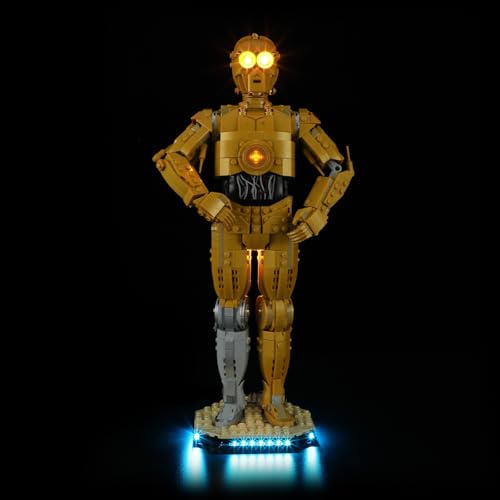 BRIKSMAX Led Licht für Lego C-3PO 75398 - Compatible with Lego Star Wars Bausteinen Modell - Ohne Lego Set von BRIKSMAX