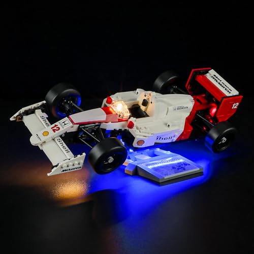 BRIKSMAX Led Licht für Lego McLaren MP4/4 & Ayrton Senna 10330 - Compatible with Lego Icons Bausteinen Modell - Ohne Lego Set von BRIKSMAX