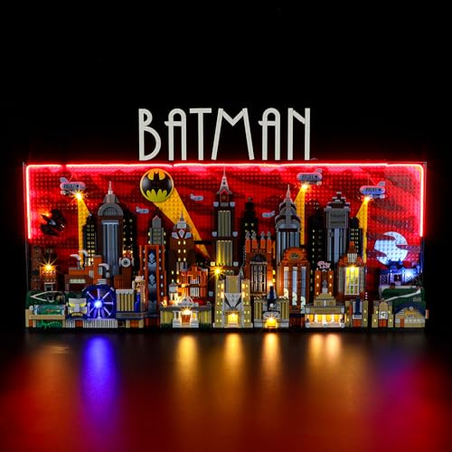 BRIKSMAX Led Licht für Lego Gotham City de Batman: La Serie Animada 76271 - Compatible with Lego Batman Bausteinen Modell - Ohne Lego Set von BRIKSMAX