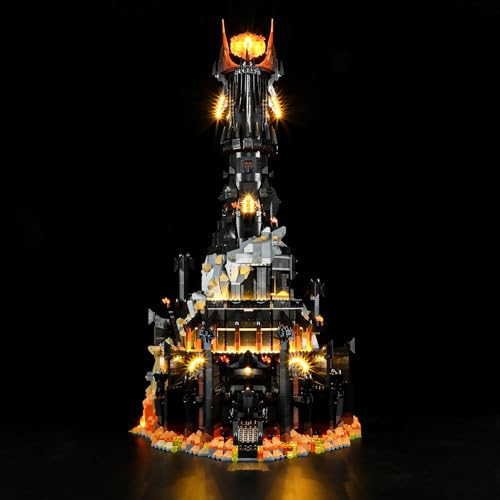 BRIKSMAX Led Licht für Lego Der Herr der Ringe: Barad-dûr 10333 - Compatible with Lego Icons Bausteinen Modell - Ohne Lego Set von BRIKSMAX