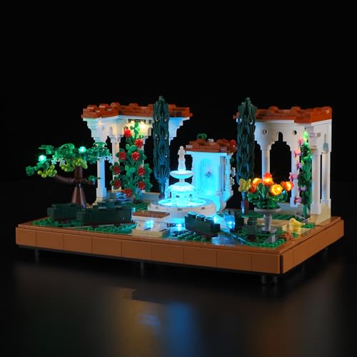 BRIKSMAX Led Licht für Lego Fountain Garden 10359 - Compatible with Lego Icons Bausteinen Modell - Ohne Lego Set von BRIKSMAX