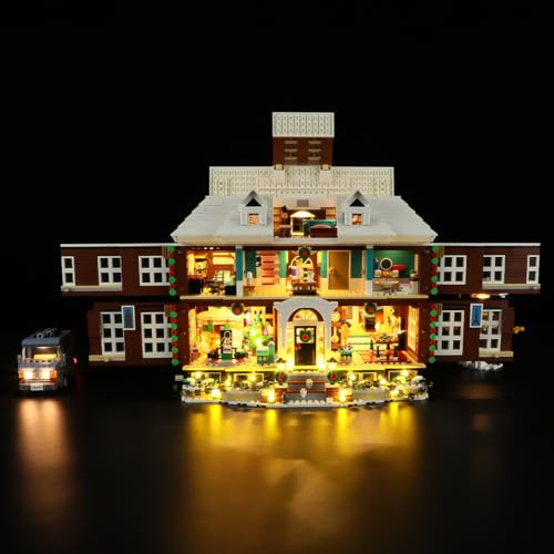 BRIKSMAX 2.0 Led Licht für Lego Home Alone(Upgrade-Version) 21330 - Compatible with Lego Ideas Bausteinen Modell - Ohne Lego Set von BRIKSMAX