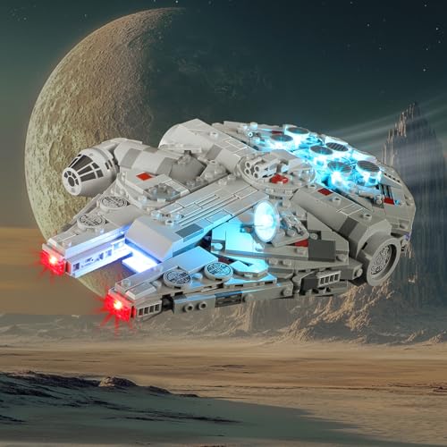 BRIKSMAX Led Licht für Lego Millennium Falcon 75375 - Compatible with Lego Star Wars Bausteinen Modell - Ohne Lego Set von BRIKSMAX