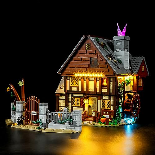 BRIKSMAX Led Lighting Kit for LEGO-21341 Disney Hocus Pocus: The Sanderson Sisters' Cottag - Compatible with Lego ldeas Building Blocks Model- Not Include Lego Set von BRIKSMAX