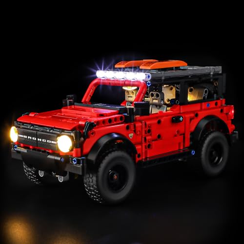 BRIKSMAX Licht für Lego Ford Bronco Offroader 42213 - Compatible with Technic Bausteinen Modell - Ohne Lego Set BRIKSMAX Licht für Lego Ford Bronco Offroader 42213 - Compatible with Technic Bausteinen Modell - Ohne Lego Set von BRIKSMAX