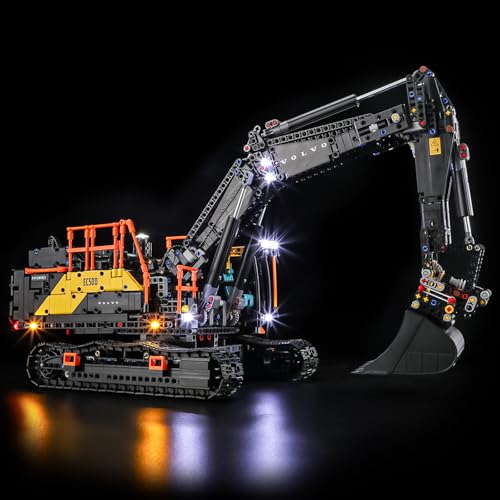 BRIKSMAX Licht für Lego Volvo EC500 Hybrid Bagger 42215 - Compatible with Technic Bausteinen Modell - Ohne Lego Set BRIKSMAX Licht für Lego Volvo EC500 Hybrid Bagger 42215 - Compatible with Technic Bausteinen Modell - Ohne Lego Set von BRIKSMAX