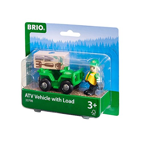 BRIO 33798 - Waldarbeiter Quad, bunt von BRIO