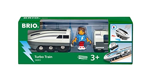 BRIO 36003 Turbo-Zug - Batteriebetriebener Spielzeugzug für Kinder ab 3 Jahren von BRIO