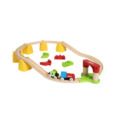 BRIO® Holzeisenbahn Mein erstes BRIO Bahn Set mit Batterielok 33710 von BRIO