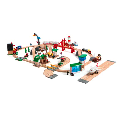 BRIO® WORLD Holzeisenbahn Großes BRIO Premium-Set von BRIO