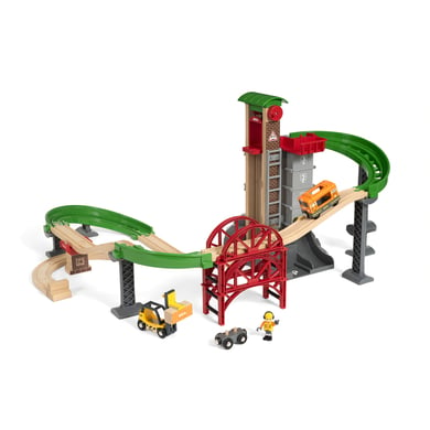 BRIO® WORLD Großes Lagerhaus-Set mit Aufzug von BRIO