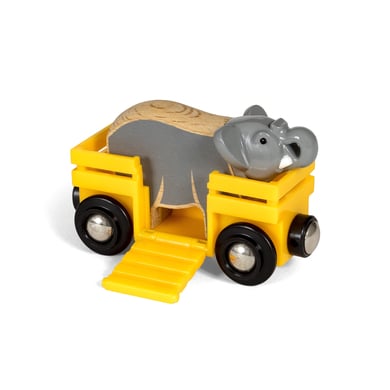 BRIO® WORLD Safari Tierwaggon Elefant von BRIO