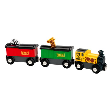 BRIO® WORLD Holzeisenbahn Safari Zug 33722 von BRIO