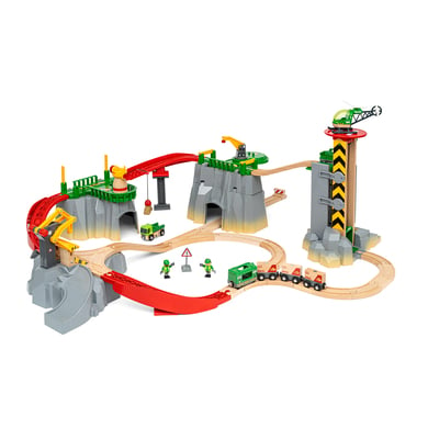 BRIO®WORLD Holzeisenbahn Gebirgs-Frachten Set Deluxe von BRIO