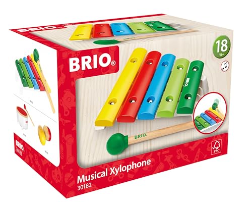 BRIO Kleinkindspielzeug - XylophonXylophon, Spielzeuginstrument, Kleinkindspielzeug ab 3 Jahre von BRIO