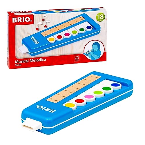 BRIO 30183 Kinder Melodica - Spielzeuginstrument für Kleinkinder ab 18 Monate von BRIO