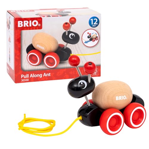 BRIO – 30348 Nachzieh-Ameise| Nachziehspielzeug für Kinder ab 12 Monaten von BRIO