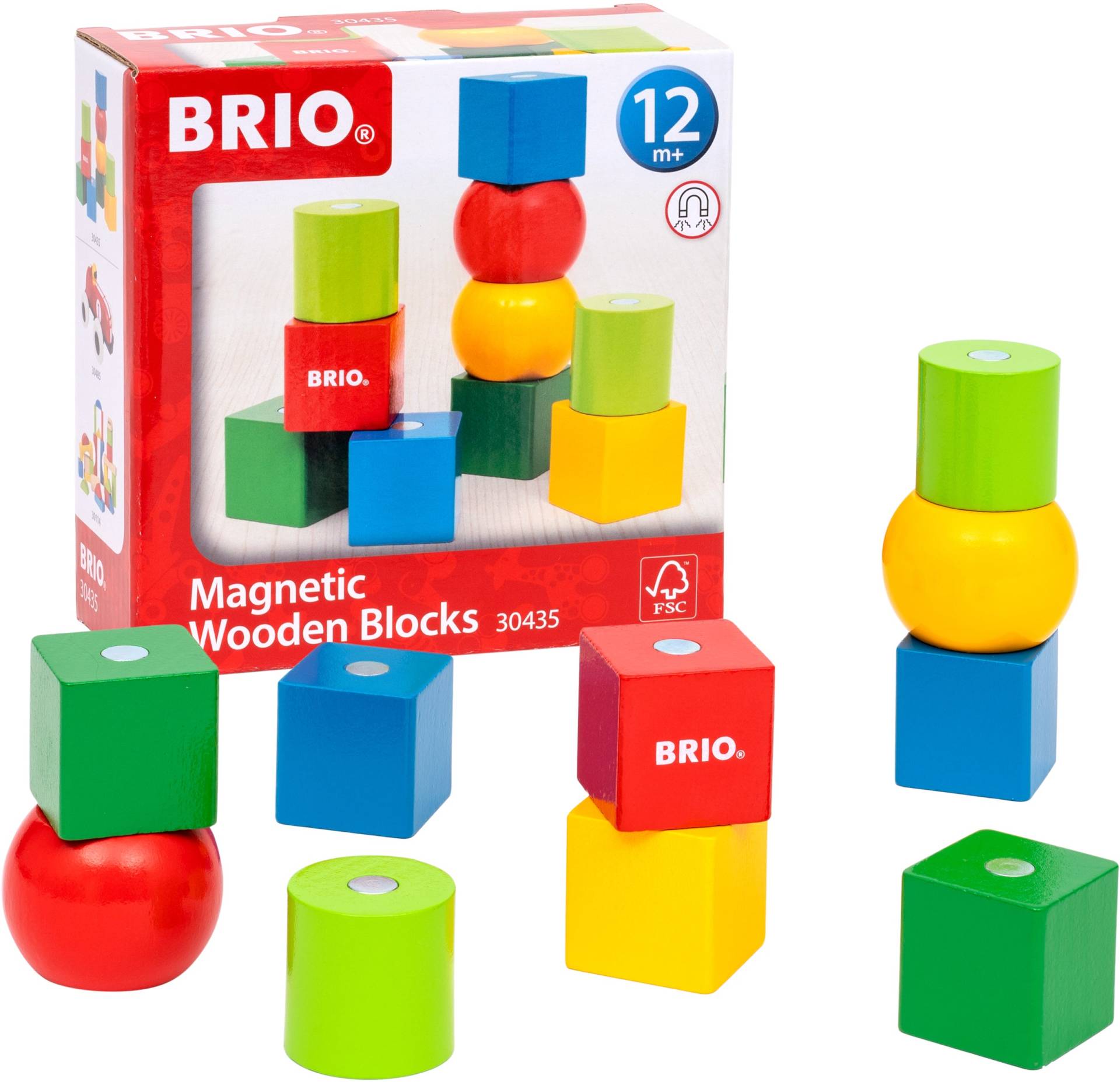 BRIO 30435 Magnetische Holzbausteine von BRIO