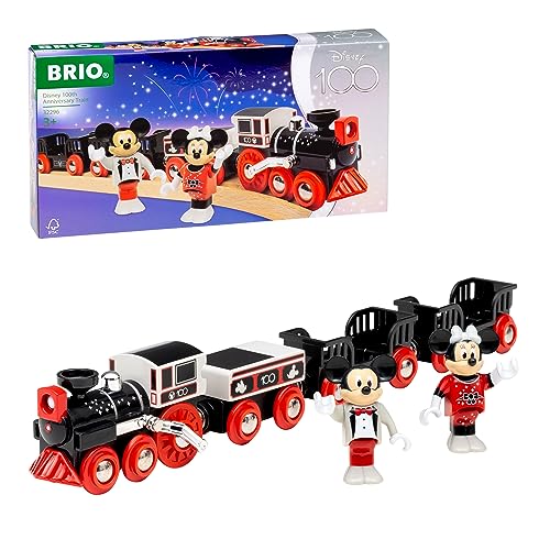 BRIO 32296-100 Jahre Disney Jubiläums-Zug - Zugset für Kinder ab 3 Jahren, Spielzeug ab 3 von BRIO