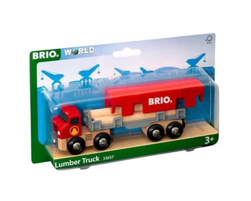 BRIO 33657 Holztransporter mit Magnetladung von BRIO