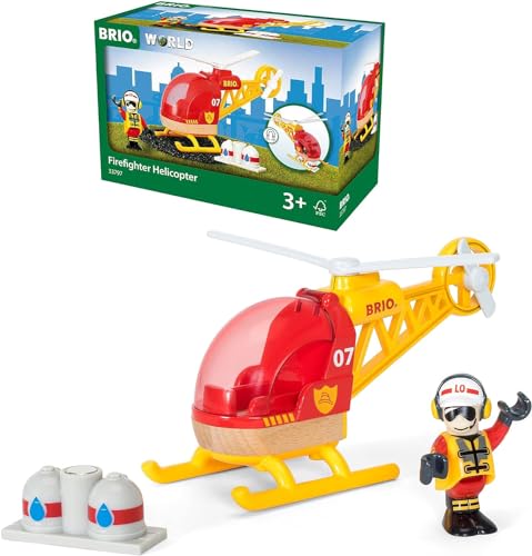 BRIO 33797 Feuerwehr-Hubschrauber von BRIO