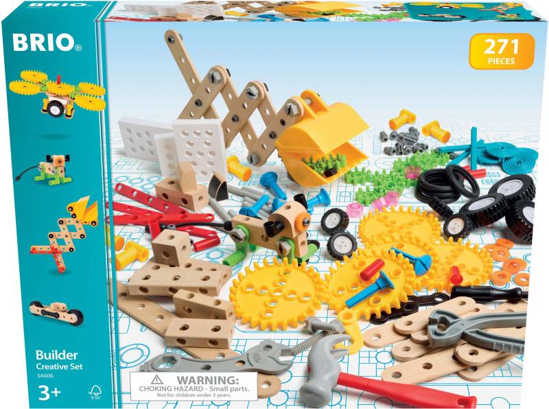 BRIO 34606 Builder Creative Bausatz 271 Teile von BRIO