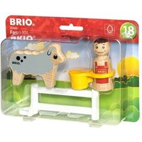 BRIO 63039900 Erweiterungsset Bauer & Schaf von BRIO