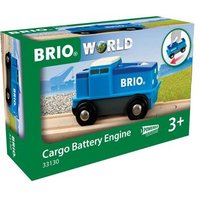 BRIO 63313000 Blaue Batterie Frachtlok von BRIO