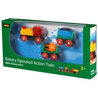 BRIO 63331900 Zug mit Batterielok vorm. #33535 von BRIO